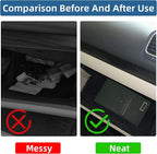 Car Registration and Insurance Holder Glove Box Folder-Premium Car Folder, Car Document Holder for Cards, Driver License & other Essential Documents (Green)