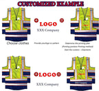 Personalized High Reflective Safety Vest Custom Hi Vis Safety Vest Men Women Construction Workwear Security Vest