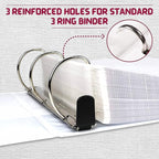 Heavy Duty Sheet Protectors for 3 Ring Binder, 200 Count Bulk Clear Page Protectors, Top Loading Plastic Sleeves 8.5 x 11 inch