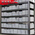 65" Wide Heavy Duty Garage Shelving Units, 6-Tier Deep Storage Shelves,Black Metal Garage Shelves,Steel Shelf,Large Storage Rack,Industrial Shelving for Shop, 65" W x 24" D x84 H