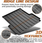 TripleAliners Truck Bed Mat Compatible with Jeep Gladiator JT 2025 2024 2020-2023 Accessories 5FT Vehicle Perfectly Flush All Weather Protection TPE Heavy Duty Pickup Car Bed Cargo Mat
