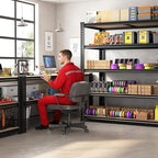 3500LBS Garage Shelving 60" W Metal Shelving 72" H Storage Shelves Heavy Duty 5 Tier Adjustable Shelving Unit for Storage Rack Pantry Shelf Commercial,60" W x 24" D x 72" H,2PC