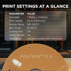 Polymaker Matte PLA for Production 1.75mm 2.5kg White, 1.75mm 3D Printer PLA Filament 2.5kg, Cost Effective Large Spool for Heavy 3D Printing Users