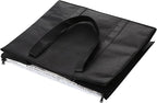 NZ home Insulated Cooler Bag and Food Warmer (XL Plus, 2 Pack) for Delivery & Grocery Shopping with Zippered Top, Black