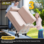3 in 1 Industrial Convertible Hand Truck Dolly Heavy Duty, 1000LB Capacity Stair Climbing Dolly Cart, Aluminum Collapsible Utility Dolly with Wheels, 3 Positions for Transport, Moving