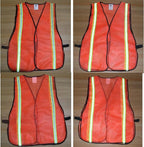 Dazonity High Visibility Reflective Safety Vest, Durable Mesh,High Visibility Reflective Strips, Fit for Men & Women, Work, Construction,Cycling, Surveyor