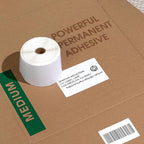 Spartan Industrial - 2.25" X 1.25” Direct Thermal Labels, Perforated Barcode Address Labels, Compatible with Rollo & Zebra Desktop Printers - 10 Rolls, 1000/Roll