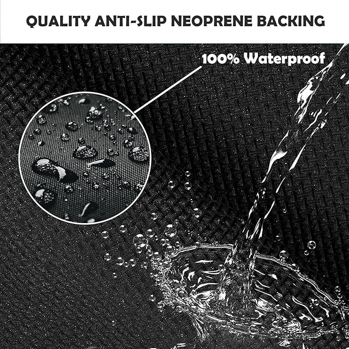 450 GSM Extra Thick Waterproof Black Carpet Runner for Events Decorations, 3X20 Ft Not Slip Black Runner Aisle Runway Rug for Wedding, Party, Banquet, Activity Entrance and Special Events Decorations