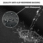 450 GSM Extra Thick Waterproof Black Carpet Runner for Events Decorations, 3X30 Ft Not Slip Black Runner Aisle Runway Rug for Wedding, Party, Banquet, Activity Entrance and Special Events Decorations