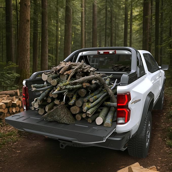 Truck Bed Mat 5FT for Chevy Colorado/GMC Canyon 2026 2025 2024 2023, All Weather TPE Heavy Duty Truck Mat Rear Bed Liner Cargo Mat for 2026 2025 Chevrolet Colorado Accessories