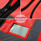 BeautyWill Custom Logo Safety Vest Class2 High Visibility Reflective Vest Breathable Construction Vest