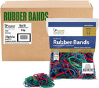 Upgrade Rubber Bands, Assorted Sizes & Colors, 1 lb 20-Pack Case, USA