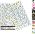 6x9 Poly Mailers – Floral Daisy – Waterproof, Tear-Resistant Shipping Bags with Adhesive Seal – 100 Pack – Package Mint