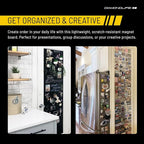 24"x36" - Magnetic Board - Memo & Vision Board for Home, Office, and Classroom - Magnet Board for Kids - Pre-drilled Mounting Screws Included