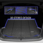 KELCSEECS® Floor Mats & Cargo Liner Custom for Lexus RX 2010-2015,All Weather Protection TPE Floor Liners Front& Rear Row Full Set Lexus RX Accessories Black