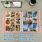 9 Pocket Card Sleeves, Holds 1800 Cards, Trading Card Binder Sleeves, 3 Ring 9 Pocket Pages for Sports Cards, Coupons Cards, 100 Pack, Game
