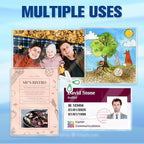 200 Pack 5mil 3“x5" Thermal Laminating Pouches Badge Laminate Pouches Clear Laminated Luggage Tags Printable Laminator Pouches for Business Permits Cards (200, 3"x5"-5mil)