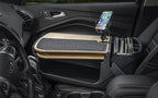 AutoExec GripMaster Car Desk for Your Vehicle Workstation and Mobile Office, Natural with 400 watt Power Inverter and Phone Mount
