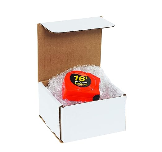 BOX USA Shipping Boxes Small 8"L x 8"W x 4"H, 50-Pack | Corrugated Cardboard Box for Packing, Moving and Storage