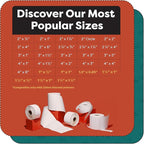 Aegis Adhesives - 3” X 1.5” Direct Thermal Labels for Shipping & Postage, Perforated & Compatible with Rollo, Zebra, & Other Desktop Label Printers (10 Rolls, 900/Roll)