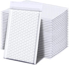 Bubble Mailers 9.5x13 Inch 100PCS, Self Seal Waterproof Padded Envelopes Shipping Bags, Tear-proof Bubble Envelopes Padded Mailers for Mailing, Packaging, Small Business-White