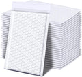 Bubble Mailers 12.5x18 Inch 50PCS, Self Seal Waterproof Padded Envelopes Shipping Bags, Tear-proof Bubble Envelopes Padded Mailers for Mailing, Packaging, Small Business-White