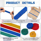 12 Pcs Extra Large 42" 36" 30" 25" Moving Rubber Bands for Furniture Elastic Variety Heavy Duty Moving Bands for Mover Pallets Blankets Boxes Packing Supplies, 4 Assorted Colors