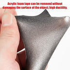 Double Sided Tape Heavy Duty, Waterproof Mounting Foam Tape, 16.5ft Length, 1.57in Width, High Temperature Resistant Adhesive Tape for Car, LED Strip Light, Office Decor, Made of 3M VHB Tape.