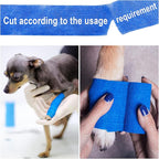 [8 Pack-4" x5Yards] Assorted Color- Self Adhesive Bandages Wrap, Athletic Elastic Cohesive Bandage for Vet Wrap, Sports Injury, Strain, Knee&Wrist, Ankle Sprains. First Aid Non-Woven Bandages
