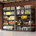 72''H Garage Shelving Heavy Duty,3000LBS Storage Shelves,5-Tier Adjustable Metal Shelve Storage Shelf Rack, Industrial Shelving Unit for Garage,Warehouse,Basement (47" W x 23.6" D x 72" H) 3PC