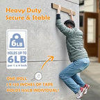 2 Rolls Double Sided Tape Heavy Duty - Removable Mounting Tape for Poster Carpet Picture Hanging Strip Rug Wall Outdoor - Clear & Strong Nano Tape Adhesive Multipurpose