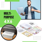 JETZAP Pre-Cut 4x6 Shipping Labels | Work on Most Inkjet and Laser Printers | Just Load & Print | USPS UPS FedEx for Home Printers | 300 Pack