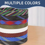 Braided Cable Sleeving, PET Expandable Braided Cable Sleeve, Flexible Mesh Sleeving Cord Management for Audio Video and Other Home Device, Cord Protector from Pets (Blue Gold, 13/16" x 25ft)
