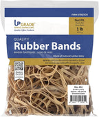 Upgrade Rubber Bands, Size 64, 1 lb Bags, 20-Pack Case, Made in USA