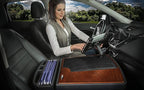 AutoExec AE-GMCD-TAB-21M GripMaster Car Desk for Your Vehicle Workstation and Mobile Office, Mahogany with Tablet Mount