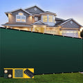Customized 4' x 33' Green Fence Privacy Screen,with Bindings & Grommets,Heavy Duty for Gardens Backyard Patio Tennis Court Pool Construction Project Outdoor Events,We Make Custom Sizes