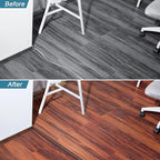 8.5ft Brown Cord Floor Cover, Low Profile Cord Cover Floor, LZEOY Floor Cord Covers for Wires, Soft Cord Protector Floor Prevent Cable Trips, Floor Wire Covers for Cords, Channel:0.6" (W) x 0.32"(H)
