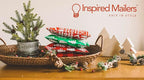 Inspired Mailers - Poly Mailers 10x13-100 Pack - Polar Bears (Blue) - Holiday Poly Mailers - 10x13 Shipping Envelopes - Christmas Packaging Bags