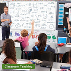 Lockways Large Dry Erase Board 72 x 48 Inch, Magnetic White Board for Wall, Aluminium Frame Whiteboard with Marker Tray for Office & School