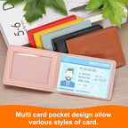 HARFINGTON Car Registration and Insurance Holder PU Leather Vehicle Glove Box Organizer Storage Accessories Car ID Holder with 8 Pockets for License ID Card Bank Card Documents, Brown