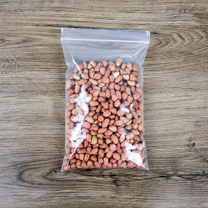 12" X 15" (100 Bags) 2 Mil Clear Reclosable Zip Plastic Poly Bags with Resealable Lock Seal Zipper