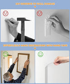 2 Rolls Double Sided Tape Heavy Duty - Removable Mounting Tape for Poster Carpet Picture Hanging Strip Rug Wall Outdoor - Clear & Strong Nano Tape Adhesive Multipurpose