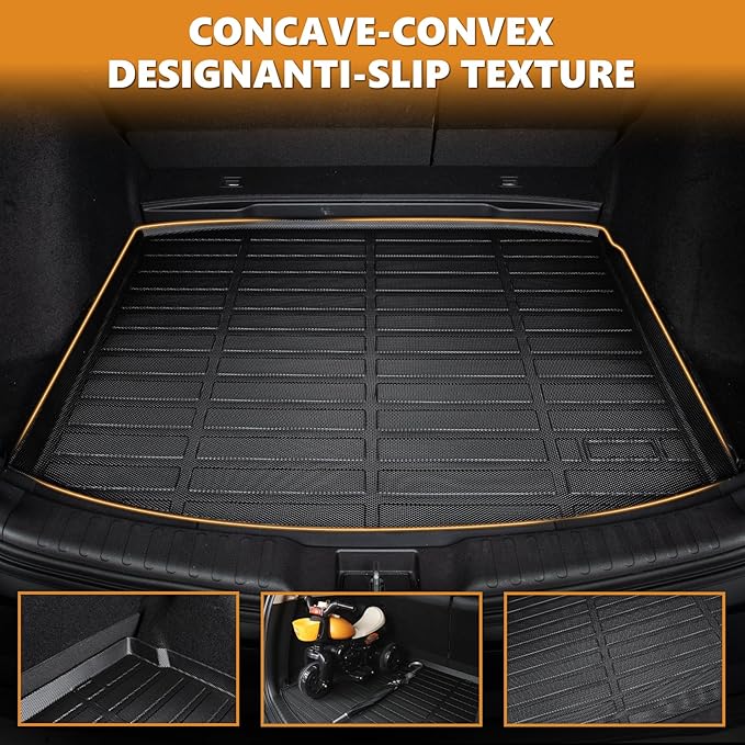 AIPOIL®TPE Floor mats Custom for 2021-2025 Grand Cherokee L(for 6 Seats) | All-Weather | Easy to Clean | All-Round Protection丨Full Set Automobile mats Accessories.