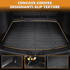 AIPOIL® Floor Mats & Cargo Liner Set for 2015-2021 Lexus NX/NX300/NX300h/NX200t All Weather Protection TPE Anti-Slip Automotive Full Set Custom Car Mats Accessories - Black