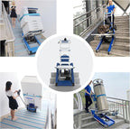 Electric Stair Climbing Dolly 925 lb Capacity Heavy Duty Stair Climbing Hand Truck with Support Wheels, Joystick Controcl