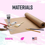 Large Brown Kraft Paper Roll - 36" x 2400" (200’) - Made in USA - Ideal for Gift Wrapping, Packing, Moving, Postal, Shipping, Parcel, Wall Art, Crafts, Bulletin Boards, Floor Cover or Table Runner