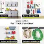 Rubbermaid FastTrack Garage Storage System Tool Hanging Kit, Wall Mount Holder for Garden Lawn Tools/Garage/Home Organization