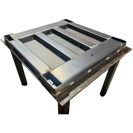 Liberty Scales Industrial Floor Scale with Indicator, Accurate Digital 48" x 72" (4’x6’) Pallet Scales for Warehouse or Shipping Weighing NTEP Certified (Legal for Trade) (2500 lbs x 0.5 lb)