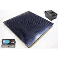 Liberty Scales Industrial Floor Scale, Accurate Digital Pallet Scales with Metal Indicator and Printer for Warehouse or Shipping Weighing, 48” x 48” (4’ x 4’) Size 10000 lbs x 1 lb Capacity