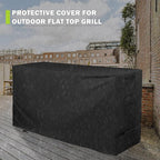 Griddle Cover for Royal Gourmet GD401,GD402, GD403 Grill, Flat Top Grill Cover for 66in 4-Burner Grill, Waterproof BBQ Grill Cover for Outdoor Barbecue/Gas Griddle/Propane Griddle